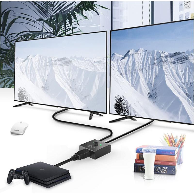 HDMI 切替器 分配器 双方向 4K 60HZ hdmiセレクター 3D 1080P対応 1