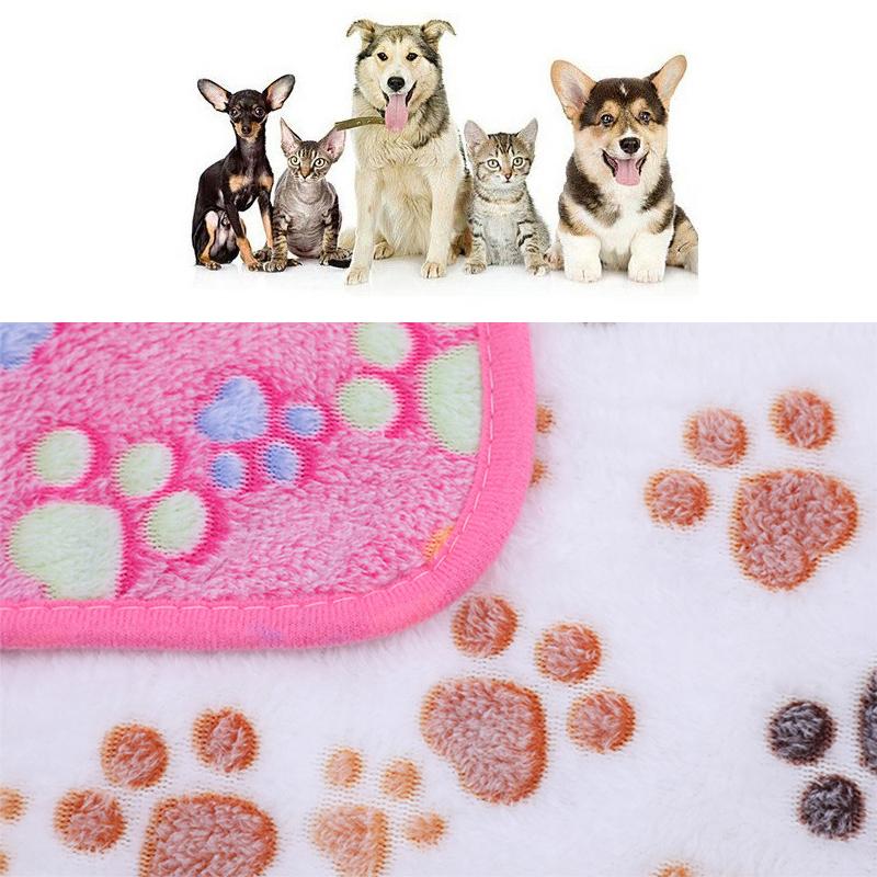 ペット用 ブランケット 毛布 5色5枚セット Mサイズ 犬猫 マット タオル