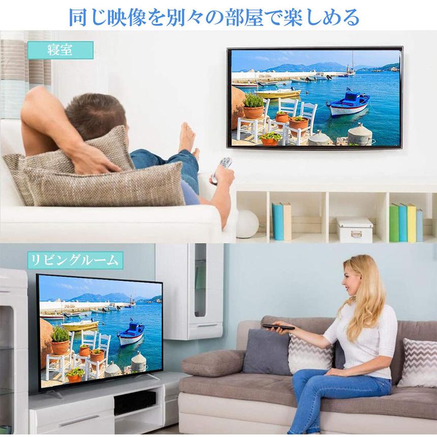 HDMI 分配器 スプリッター 4K@60Hz 1入力2出力 2画面 同時出力 アルミニウム 同じ画像の複製/ミラー、Xbox、PS5、Roku 対応 送料無料｜ad-hitshop｜08