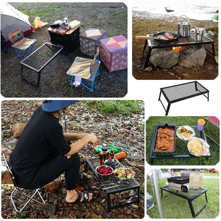 焚き火テーブル【美品】 爆買 アウトドアテーブル 3台セット キャンプ テーブル 焚き火テーブル