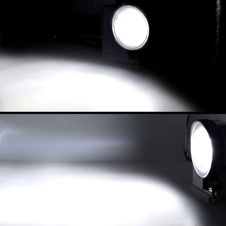 作業灯 ワークライト 4個セット72W LED デッキライト LED投光器 72w 12v 24v 兼用 防水 防塵 防震 取付け自由 省エネル 送料無料｜ad-hitshop｜10