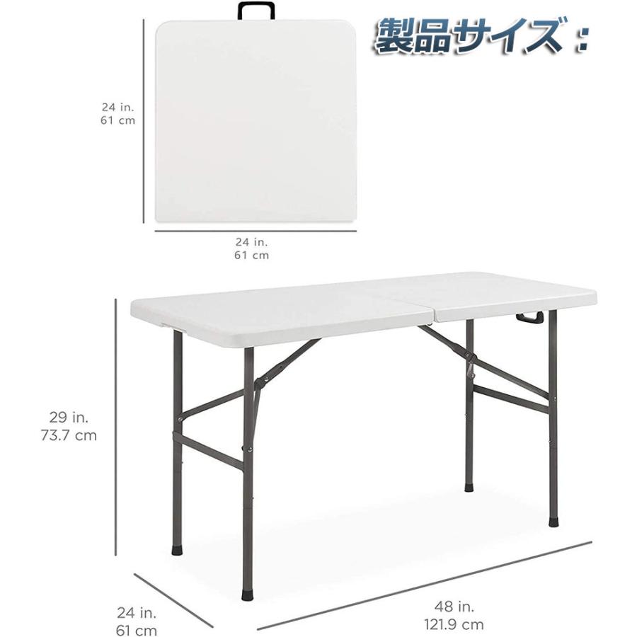 ワークテーブル 2台セット 作業台 作業テーブル 折りたたみ式 幅120cm 耐荷重100kg 倉庫作業 オフィス 簡易 作業デスク 作業テーブル 送料無料｜ad-hitshop｜08