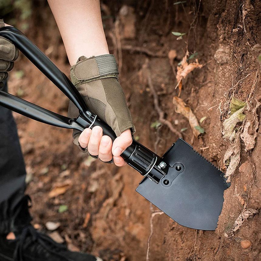 爆買 シャベル 3個セット スコップ 多機能 折り畳み 車載スコップ ミニ