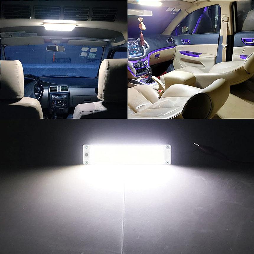 車の室内照明 ルームランプ LED キャンパー室内灯 4個セット 貨物灯 車内照明 汎用