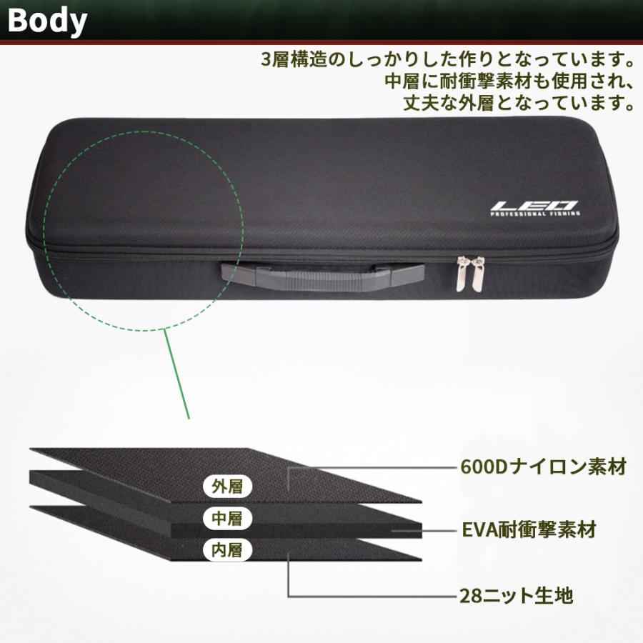 釣り竿ケース 3個セット 釣りバッグ フィッシングバッグ ロッドケース