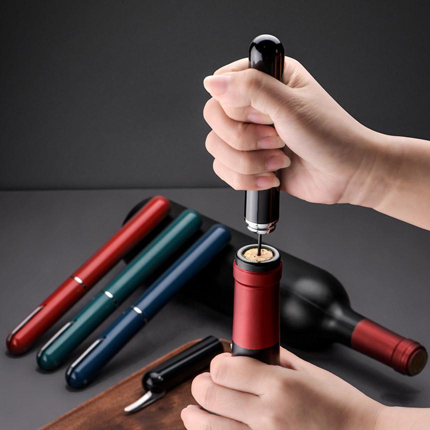 爆買 ワインオープナー コルク抜き 3カラー セットあります ペン型