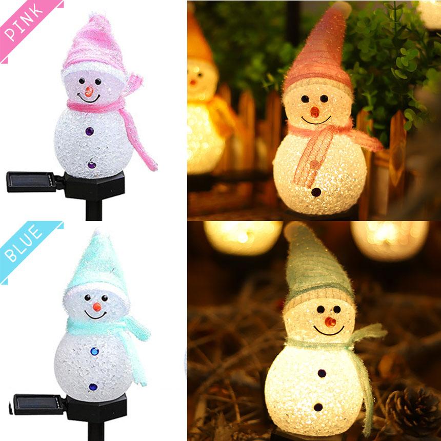 爆買 雪だるま型ソーラーライト ランタン ランプ ガーデンライト