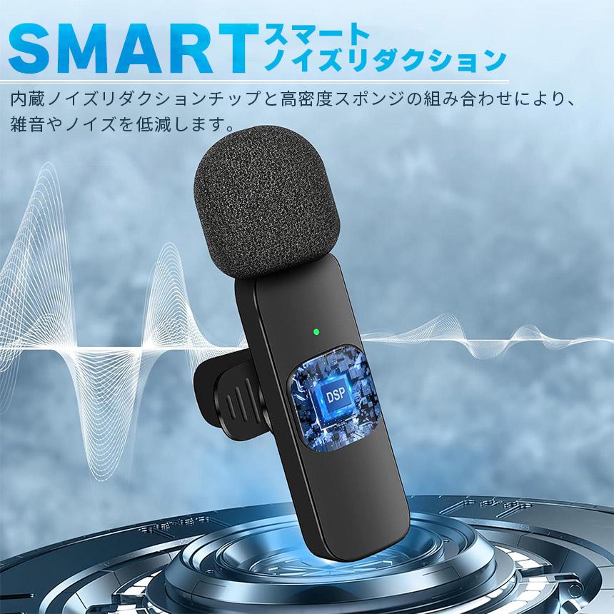 ワイヤレスマイク ピンマイク 4個セット 3.5mm端子 AUX 簡単接続 設定