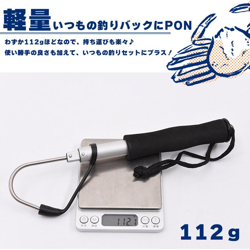 ギャフ 2本セット 伸縮式 28〜60cm テレスコ仕様 釣り用ギャフ 釣り具