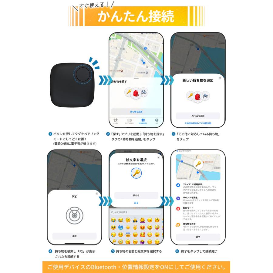 紛失防止 スマートタグ 3個セット GPS 追跡 鍵 キー カギ 財布 タグ