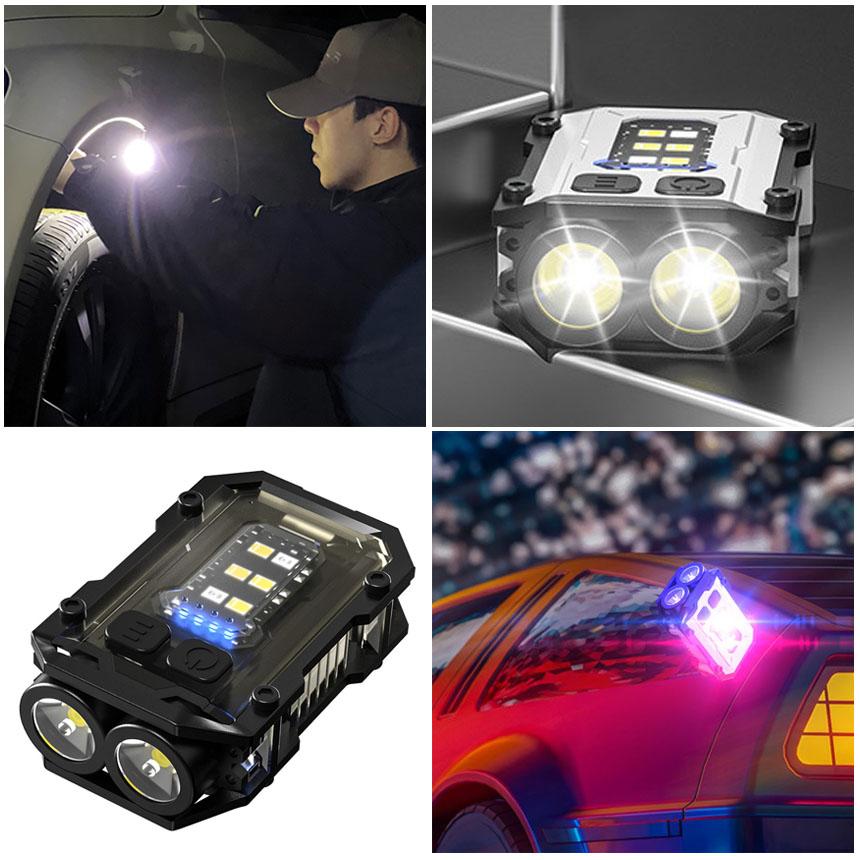 COB LED ライト 小型 作業灯 緊急照明用 マルチライト 投光器 Type-C