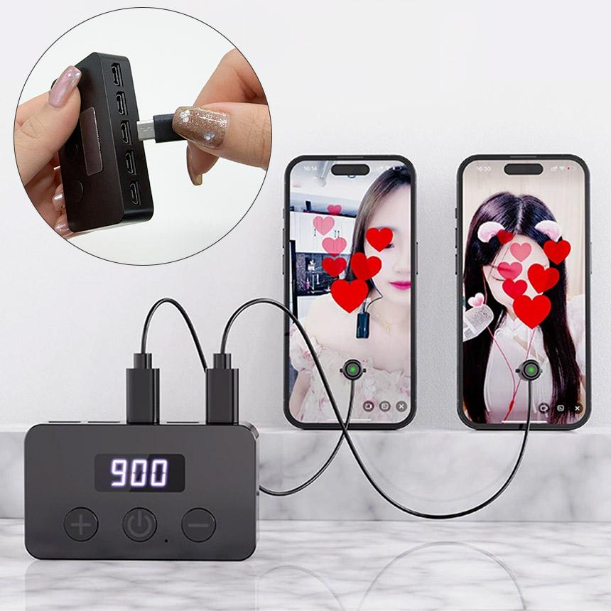 絶版品　スマホ連携 バイパー対応 Bluetooth アダプタ DSK100 高速連打 自動タップ機 2台分セット スマホ 連打 自動 タップ 自動