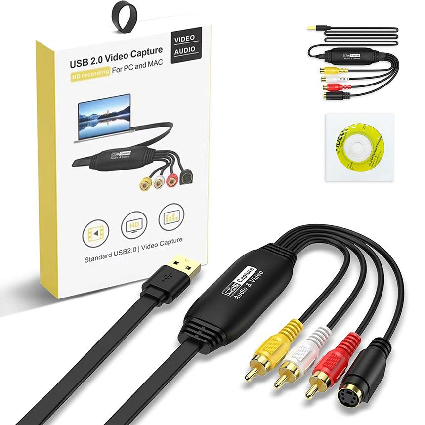 ビデオキャプチャ USB2.0接続 選べる 2個セット オス メス