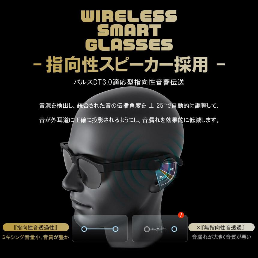 スマートグラス スピーカー内蔵 音楽 通話 対応 Type-C充電 XG88Pro