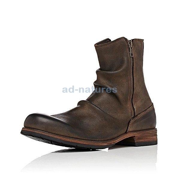 店長おすすめ ライダーブーツ ワークブーツ ショートブーツ メンズ ベルト ロングブーツ 長靴 バイク 厚底 エンジニア サイドジップ モックトゥ Ad 0433vmisf アドネイチヤーズ 通販 Yahoo ショッピング