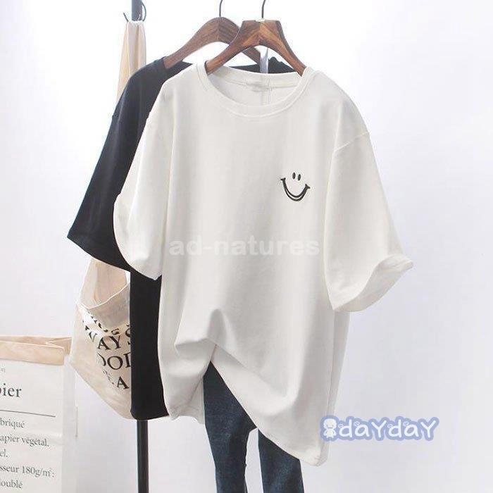 カジュアル 21新作 可愛い ゆるtシャツ レディース 丸首 体型カバー 上着 大きいサイズ 半袖 ルームウェア トップス 夏 Tシャツ Ad 0961kfrfo アドネイチヤーズ 通販 Yahoo ショッピング