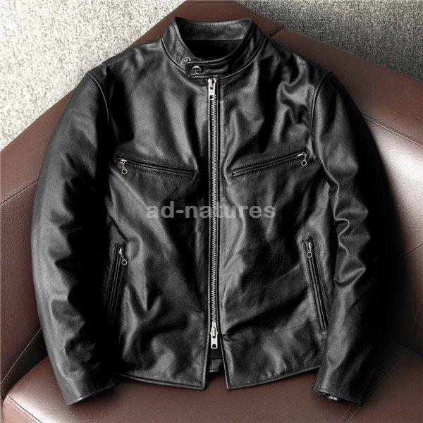 流行に メンズ ライダースジャケット 店長おすすめ 革ジャケット アメカジ シングル 冬服 秋冬 B系 ブルゾン 防風 立ち襟 バイク 皮ジャン レザージャケット 本革 革ジャン ジャケット Www Mohanvilaas Com