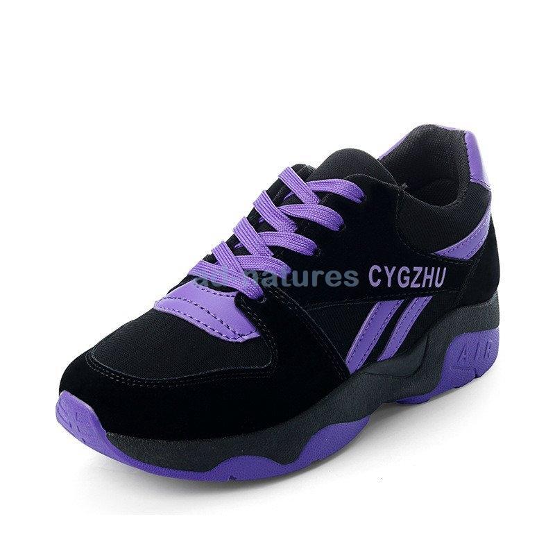 厚底スニーカー レディース シューズ 練習シューズ ダンススニーカー カジュアル 脚長 美脚 3色展開 白 紫 赤 軽量 女性靴 代30代40代 50代 Ad 3635nztha アドネイチヤーズ 通販 Yahoo ショッピング