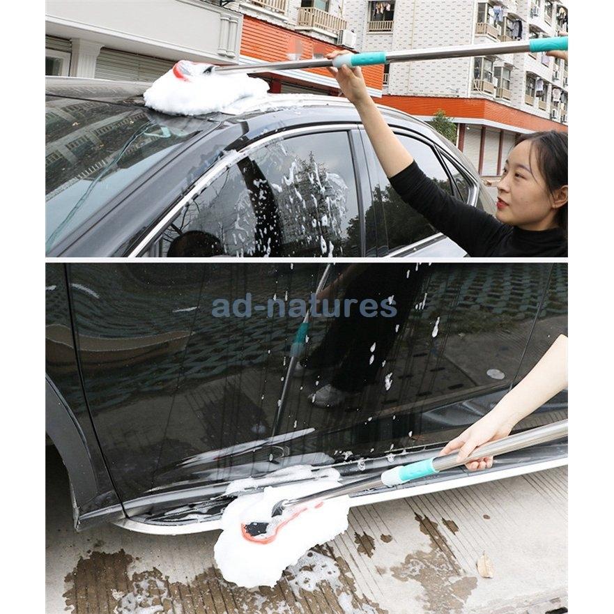 洗車モップ 伸縮タイプ 2段階 洗車用品 カーボディ 大型車 車 伸縮 洗車 モップ 洗車ブラシ 傷つかない トラック ロング ブラシ 洗車グッズ 軽量 便利 Ad 4347mojjt アドネイチヤーズ 通販 Yahoo ショッピング