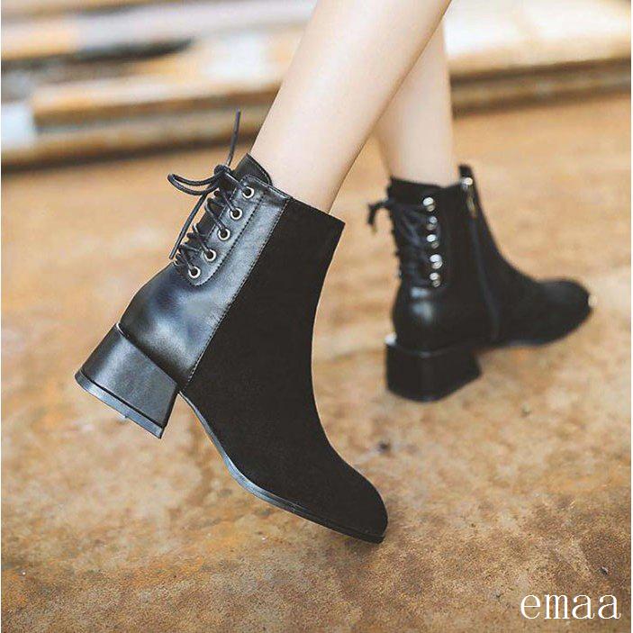 お1人様1点限り ショートブーツ レディース ローヒール 厚底 シューズ 靴 無地 カジュアルシューズ 美脚 歩きやすい 19年秋冬新作総合 ランキング1位 n Go Th