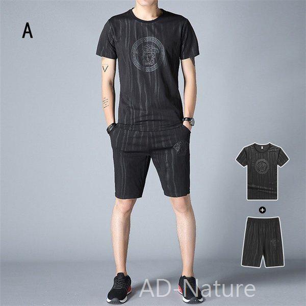 メンズファッション 洗濯機可 ジャージセットアップメンズ上下夏半袖tシャツ薄手運動服吸汗速乾上下セットショートパンツスポーツルームウェアカジュアルおしやれ Klfuv1xuz3 Www Boulevardrestaurants Com