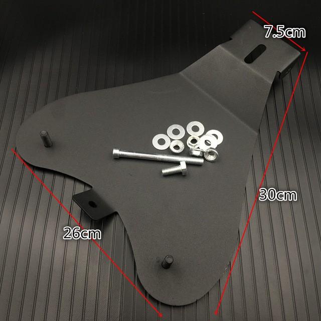 【新品未使用】THINLINE ソロシート　ハーレー バイクシート ソロシート 衝撃吸収 合革 スプリング ブラケット