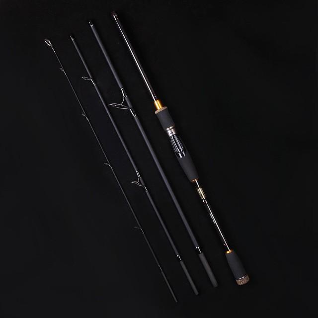 魚釣り用　　ルアーロッドカーボンスピニングフィッシングロッド旅行ロッドデペスカ塩水ロッド Spinning rod 1.8m｜ad0919｜03