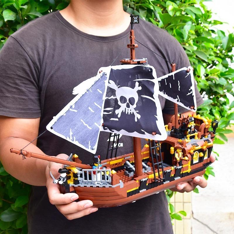 海賊船 ビルディングブロック カリブ海モデル レンガ C｜ad0919｜03