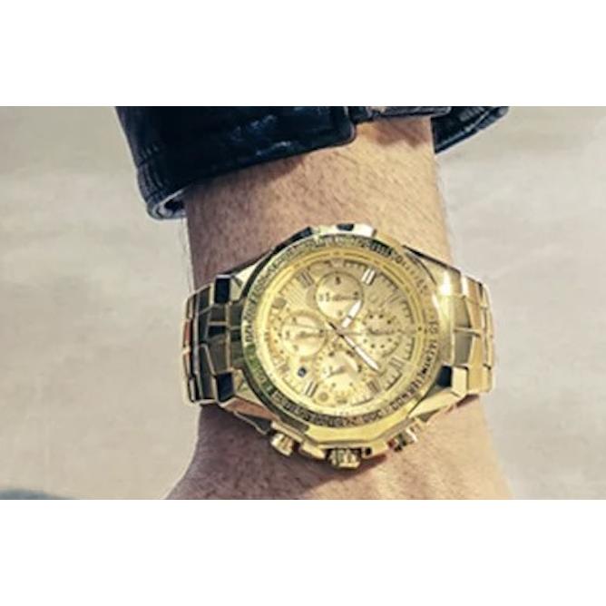 腕時計 メンズ クロノグラフ WWOOR 生活防水 3気圧防水 ビッグダイヤル