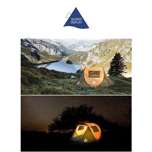 Hewolf アウトドアテント 4~6人用 ワンタッチ グリーン Amazon | Hewolf テント ワンタッチテント 二重層 防雨 防水 UV