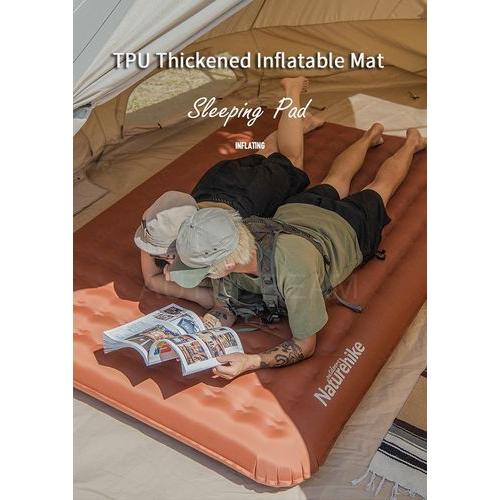 エアー マット  キャンプ ベッド 厚手 16cm 超軽量 防水 ダブル 2人用の画像