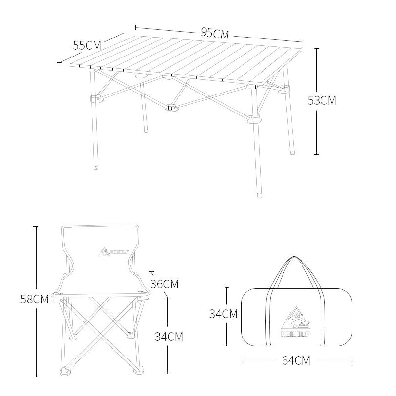 キャンプ テーブル×1 椅子×6 セット 簡単 ファミリー 庭 バーベキュー おすすめ｜ad0919｜02