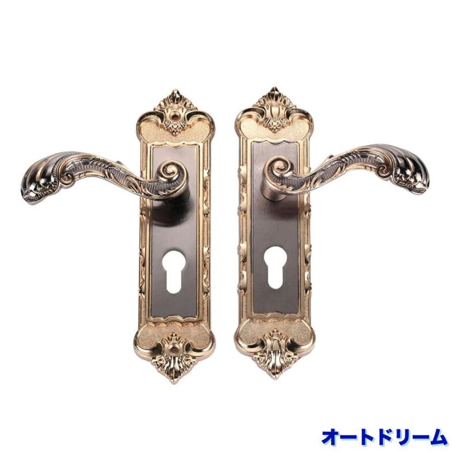 アンティーク　ガラスドアノブ　フランスアンティーク　2セット ダブルアーチガラス アンティーク玄関ドア - フランス
