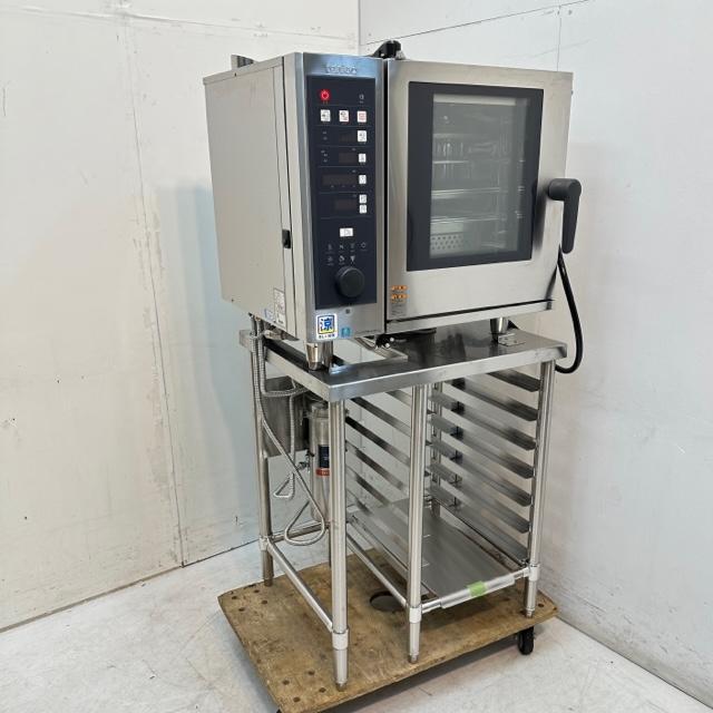 タニコー　ガススチームコンベクションオーブン　TGSC-5CR　中古　都市ガス　厨房　単相100V　幅700　2021年製　4ヶ月保証