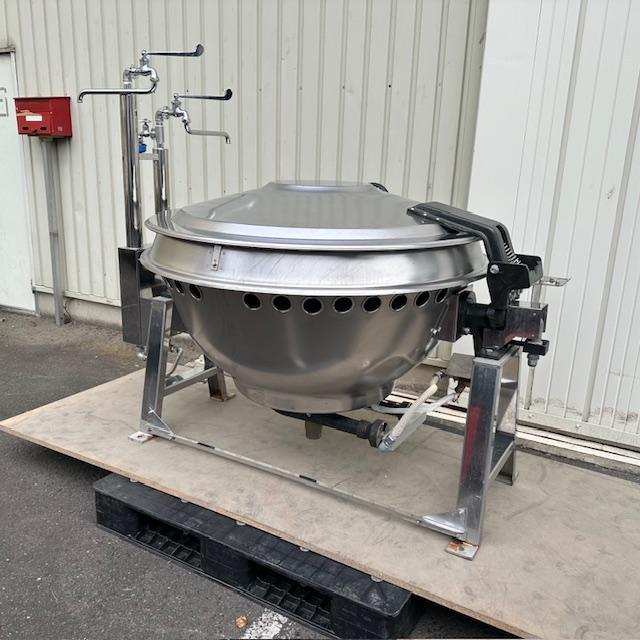 服部工業 ガス回転釜 GHSL-35 中古 1ヶ月保証 2018年製 都市ガス 幅