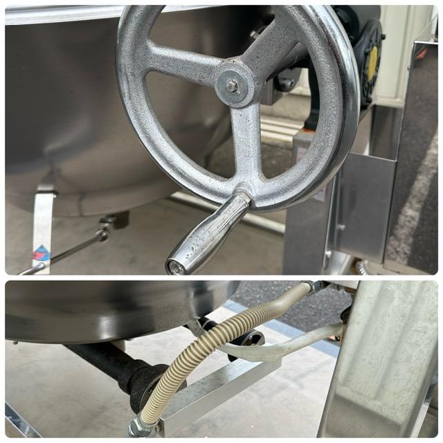 服部工業 ガス回転釜 GHSL-35 中古 1ヶ月保証 2018年製 都市ガス 幅