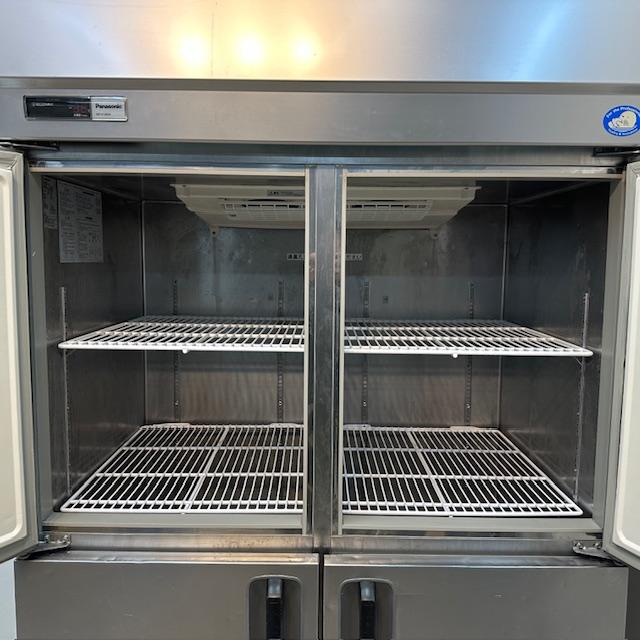 パナソニック 縦型冷凍庫 SRF-K1283A 中古 1ヶ月保証 2020年製 三相200V 幅1200x奥行800 厨房【無限堂東京足立店】の画像