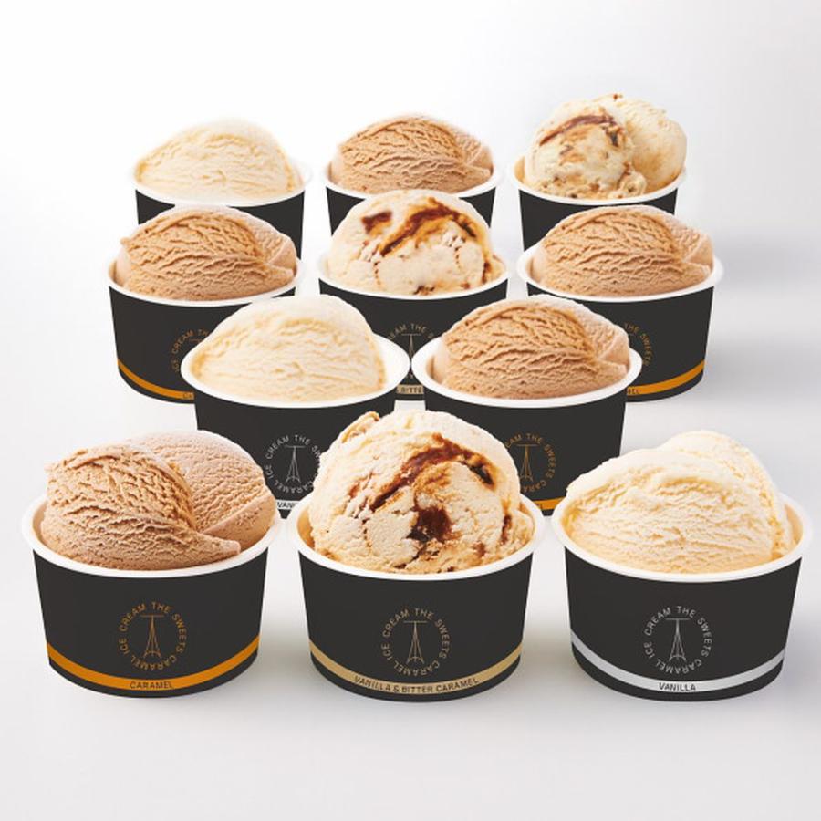 父の日 ギフト アイスクリーム ザ・スウィーツ ザ・スウィーツ北海道生クリームのたっぷりキャラメルアイスクリーム 11個 0 産直 送料無料 内祝い お返し｜adachinet-giftshop｜06