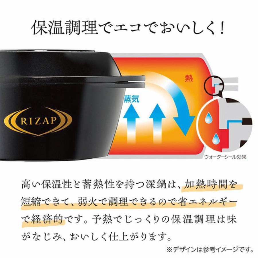 ギフト 鍋・フライパン ライザップ ライザ水なし万能鍋ＡＮＷＰ1ANWP1 送料無料 内祝い お祝い お返し 香典返し お供え 熨斗 のし対応の画像