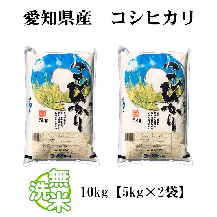 コシヒカリ 無洗米 10kg 送料無料 5kg×2袋 愛知県産 こしひかり コシヒカリ 無洗米 10kg 送料無料 5kg×2袋 愛知県産 こしひかり