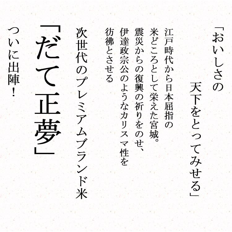 お米 10kg 白米 送料無料 白米 だて正夢 5kg×2袋 宮城県産 令和5年産 1等米 お米 食品 北海道・沖縄は追加送料｜adachinet-umai｜02