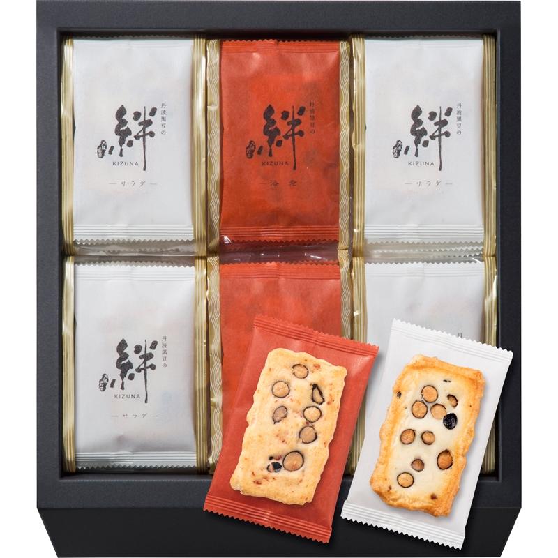 ギフト 限 定 販 売 お菓子 詰め合わせ 和菓子 百菓匠まえだ 丹波黒豆おかき 絆m 25 送料無料 内祝い お礼 出産内祝い お供え 香典返し 出産祝い お返し
