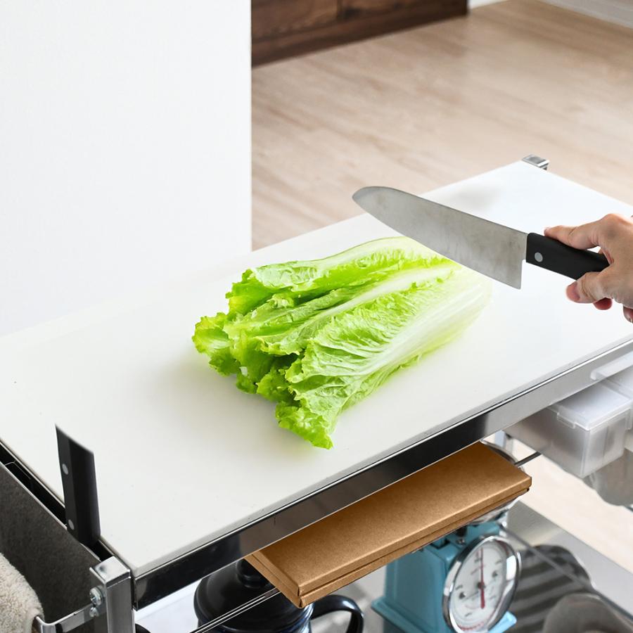 足立製作所 キッチンワゴン キャスター付き キッチンラック 隙間収納