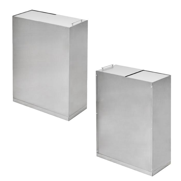 ステンレスダストボックス 45L袋用 日本製 足立製作所 足立製作所 ステンレスダストボックス 45L 日本製 ｜ スライド式