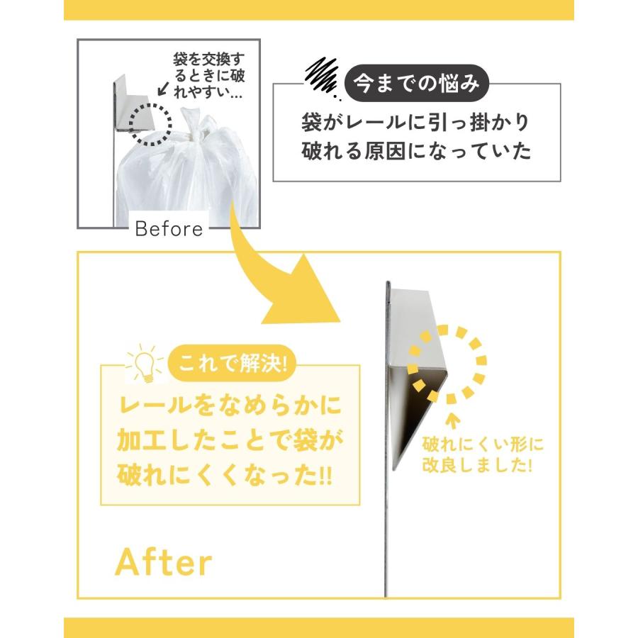 足立製作所 ステンレスダストボックス 30L袋用 ｜ 日本製 キッチン