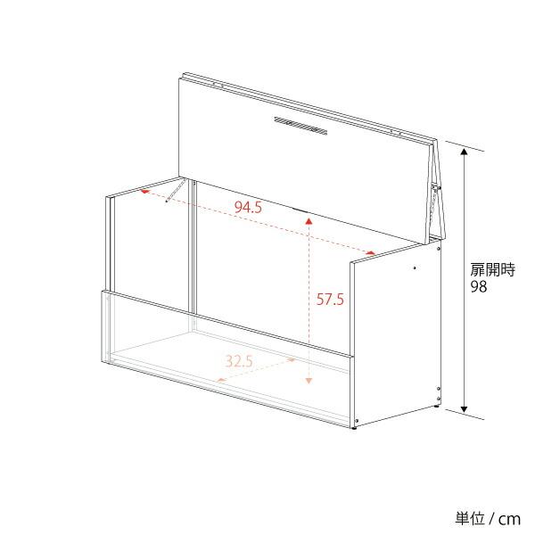 屋外収納庫 ゴミ置き場 大型 スリム ダンボールストッカー 防臭 幅100 奥行38 大容量 176L ガルバリウム鋼板  足立製作所の画像