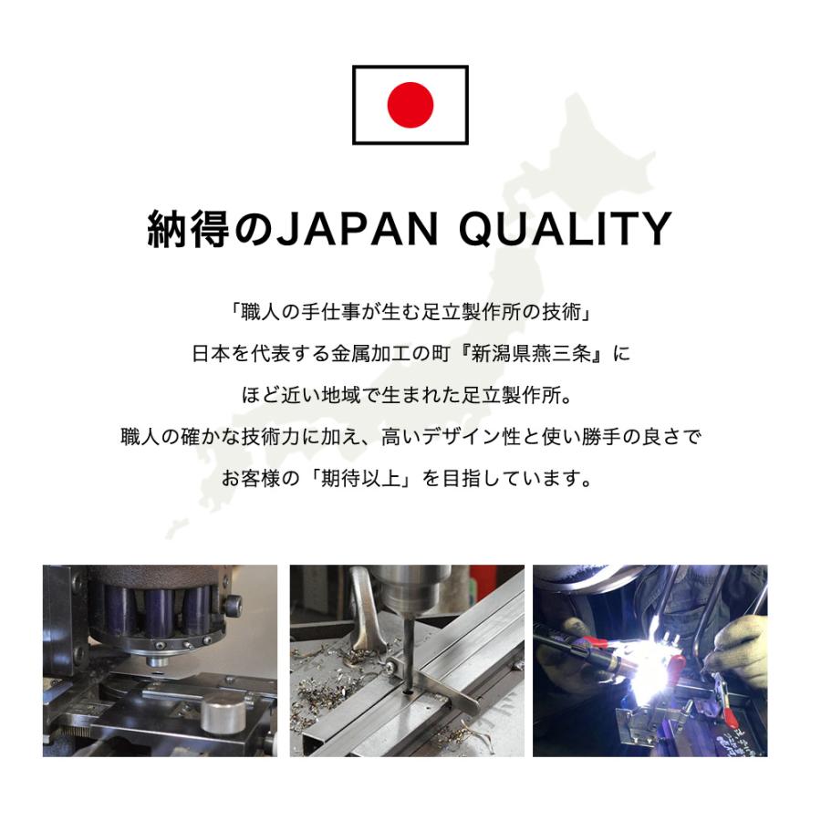 コンロ奥ラック 幅65cm ステンレス 3段 多機能 排気口カバー キッチン コンロ周り 省スペース 一時置き 収納 調味料ラック 足立製作所｜adachiseisakusyo｜09