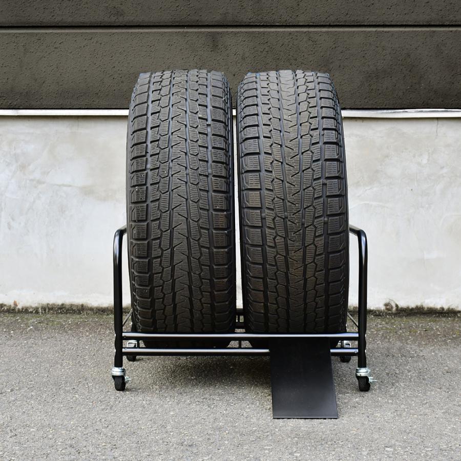SUV用 タイヤラック カバー付き 2個組 幅24cm 外径60〜80cmまで対応