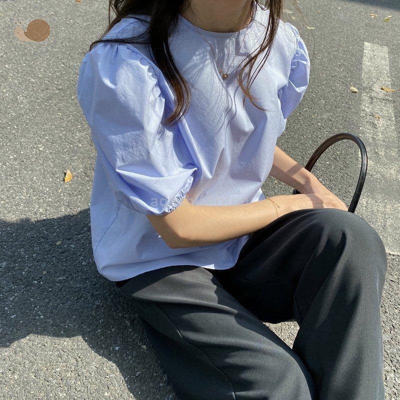 シャツ レディース カットソー トップス 半袖 無地 夏 シンプル 体型カバー カジュアル かわいい ティーンズファッション 中学生 高校生 女子 大人 おしゃれ 半袖 予約販売 5 10営業日発送致します Operacioneswp Com