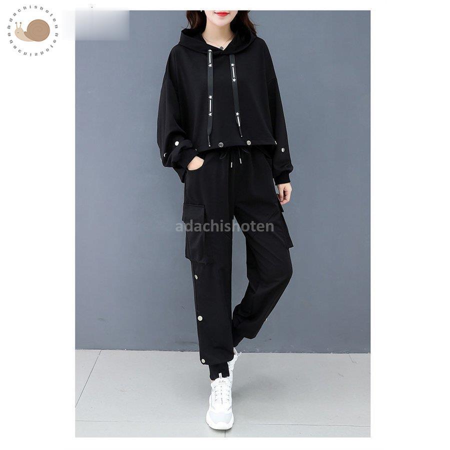 レディース セットアップ ジャージ 上下 2点セット 冬 長袖 大きいサイズ 至上 おしゃれ 女性 裏起毛 スポーツ マタニティ 韓国 大人 防寒 ルームウェア あったか